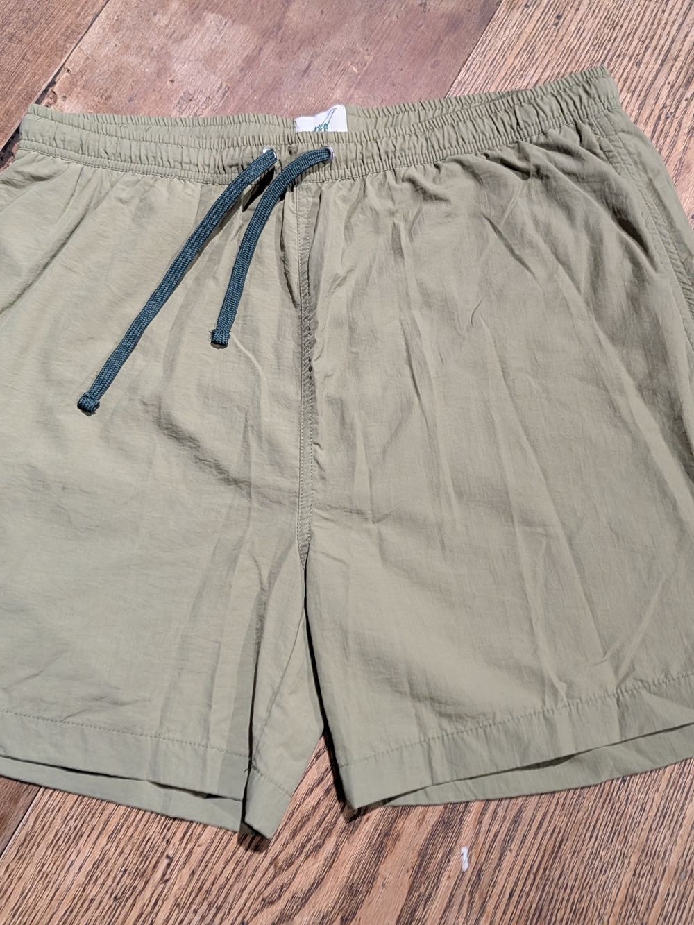 Henry Cotton's Olive Drawstring Swim Trunks
